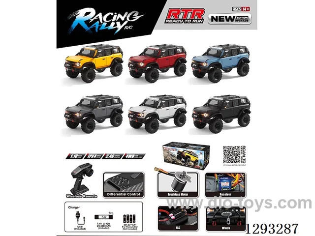 1:10 Full-Scale Brushless Rock Crawler (included battery)