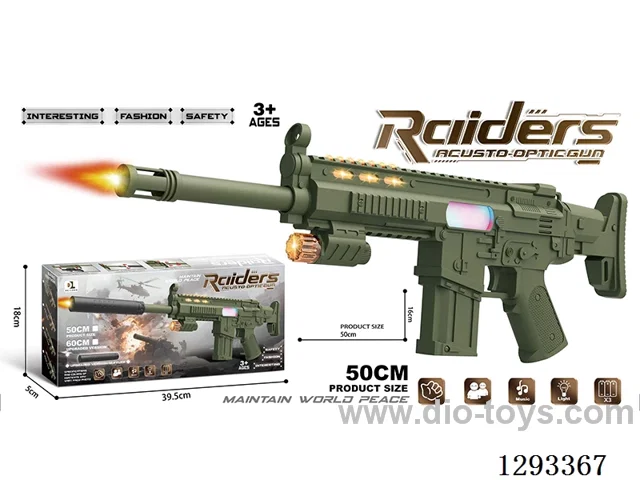B/O gun W L/M (Army Green)