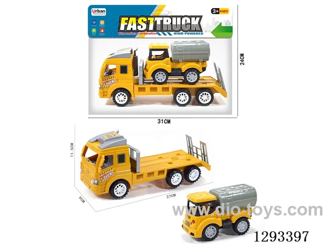 Inertia Tractor + Free Wheel Water Tank Truck