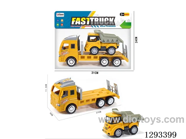 Inertia Tractor + Free Wheel Dump Truck