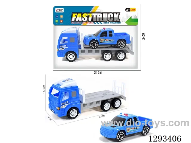 Inertia Police Car Tractor + Inertia Police Car