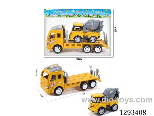 Inertia Tractor + Free Wheel Concrete Mixer Truck
