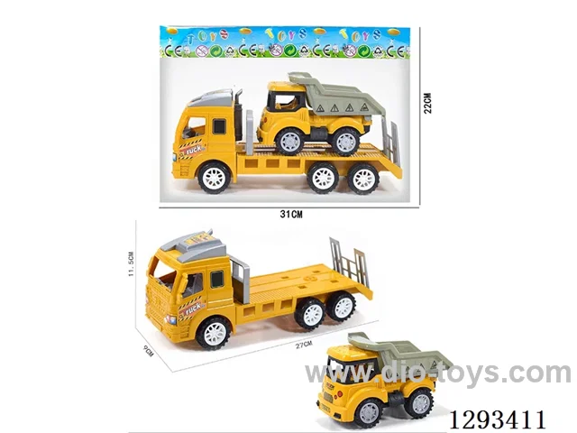 Inertia Tractor + Free Wheel Dump Truck