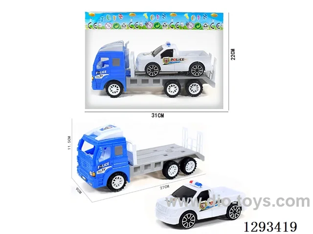 Inertial Police Car Tractor + Inertial Police Car