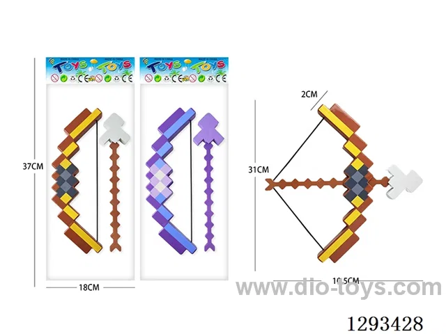 Minecraft Bow and Arrow, 2 colors