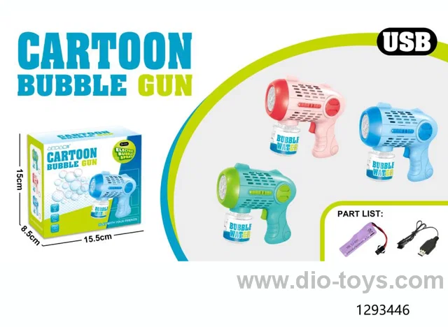 10-hole bubble gun，include battery