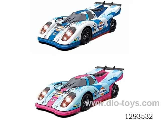 1:16 RC 4WD Drift Car (917) Brushless Version with Lights, Included Battery, Blue-White/Pink-Blue