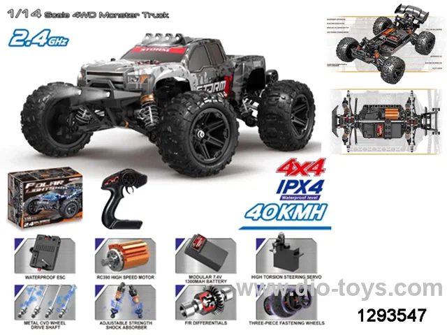 1:14 STORMX high speed rc car(40km/h,grey)