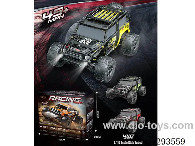 1:10 Full-Scale Brushless High-Speed Car – Red/Green/Yellow