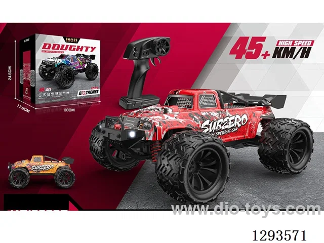 1:16 Full-Scale Brushed High-Speed Car – Orange/Red
