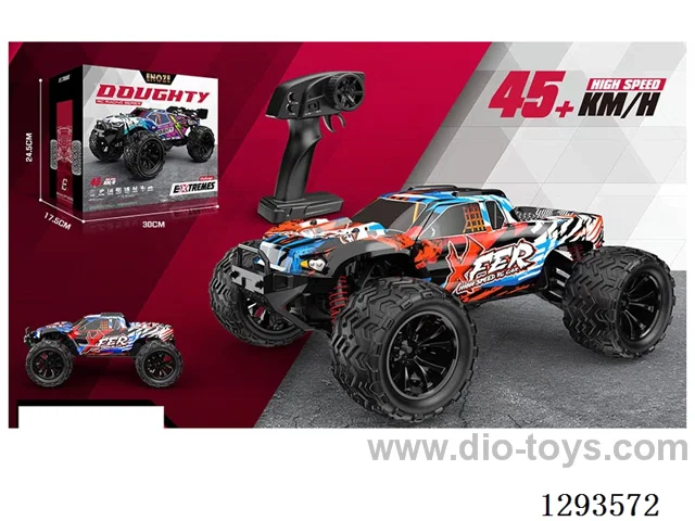 1:16 Full-Scale Brushed High-Speed Car: Orange/Red