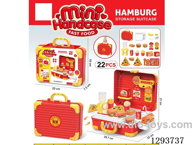 Hamburger Storage Handbag 22PCS