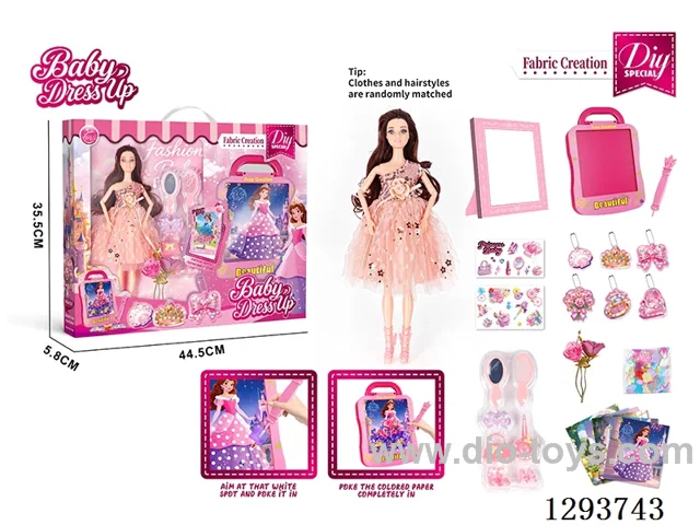 Barbie Writing Board Flower Arranging Set