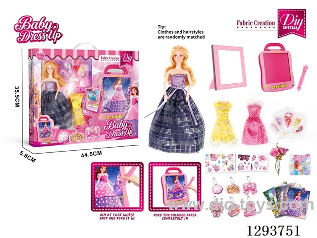 Barbie Writing Board Flower Arrangement Set