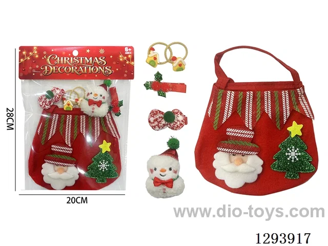 Christmas Accessories Set: Hair Clips and Hair Bands (Random Assortment)