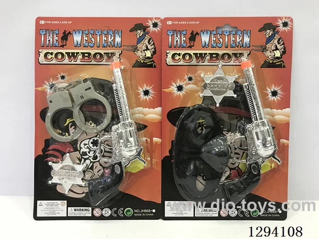 Electroplated Cowboy Gun 2 mixed