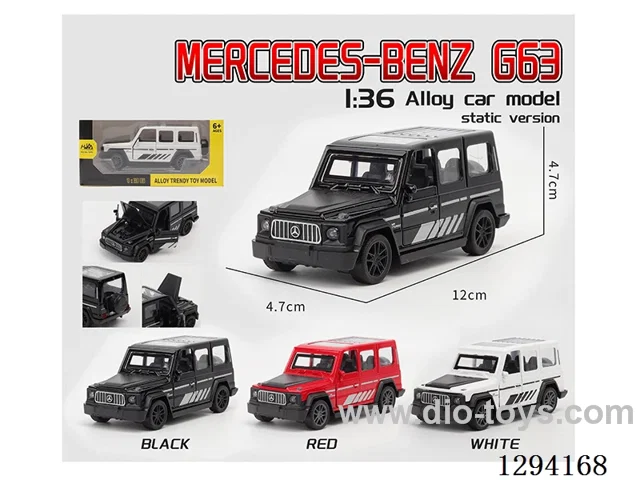 1:36 pull back alloy car 3 colors