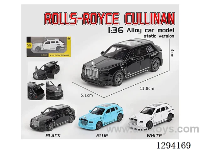 1:36 pull back alloy car 3 colors