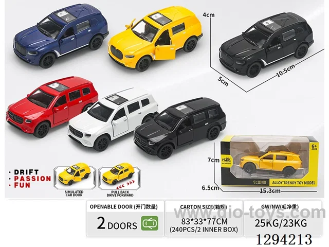 1:36 pull back alloy car 2 styles