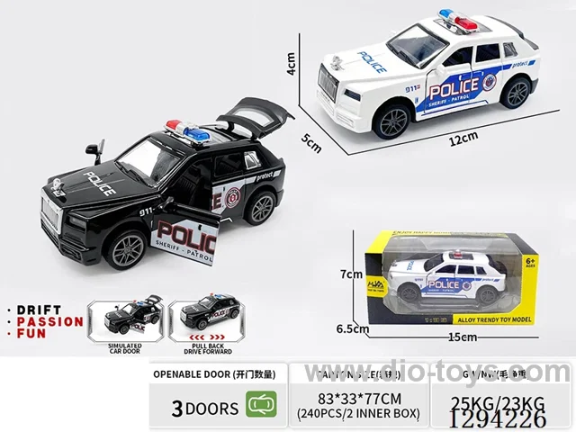 1:36 pull back alloy car 2 colors