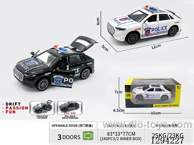 1:36 pull back alloy car 2 colors
