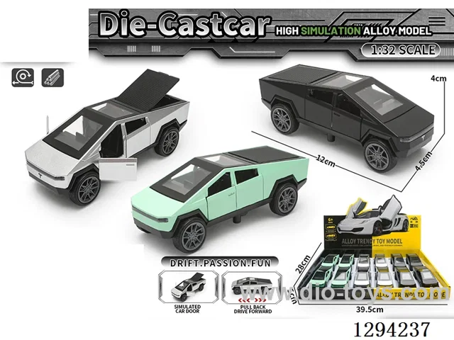 1:36 pull back alloy car 3 colors 12PCS