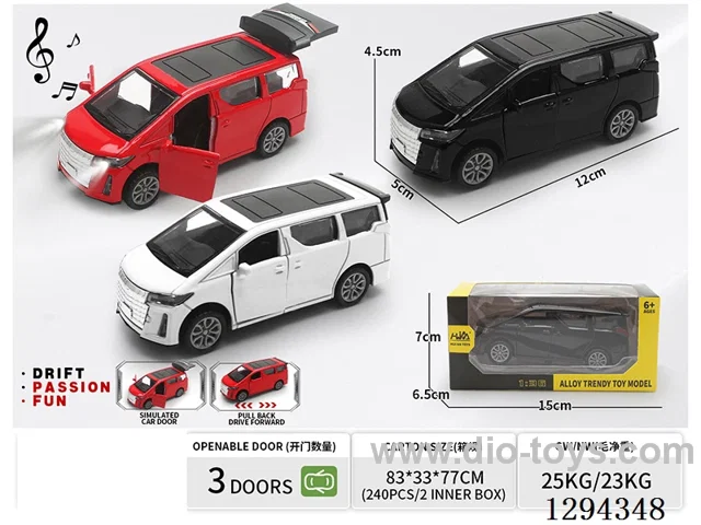 1:36 pull back alloy car W L/M