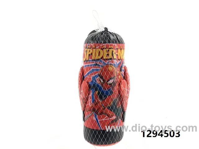 Spiderman boxing bag in net bag