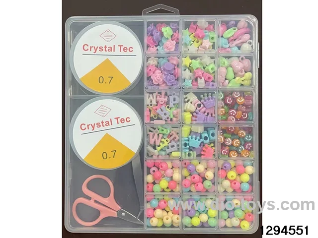 2 Large 20 Compartment Beaded Box