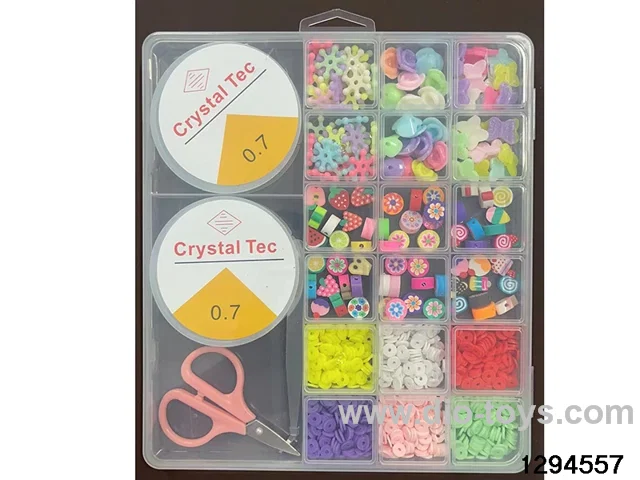 2 Large 20 Compartment Beaded Box (Includes large polymer clay + small polymer clay)
