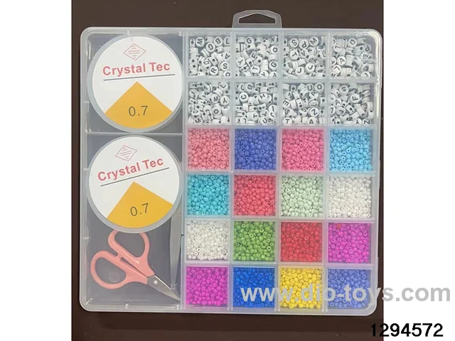 2-size 26-compartment fine bead + letter bead bead box