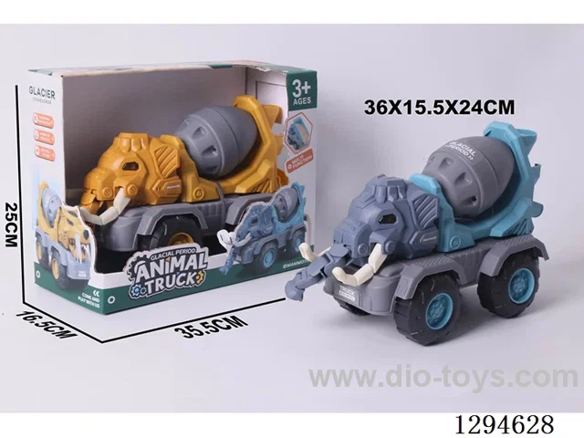 Elephant Mixer Construction Truck free wheel