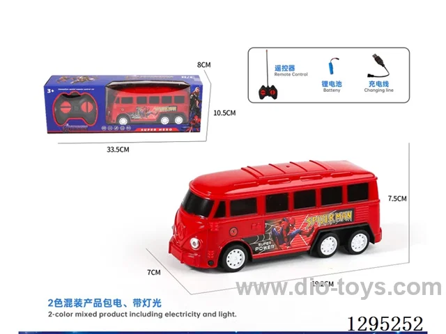 4ch RC bus - Spider-Man with light(included battery)