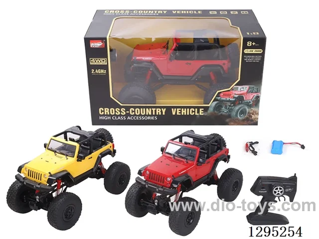 1.10 RC Rock-Climbing Jeep (2.4G) (Included Battery)