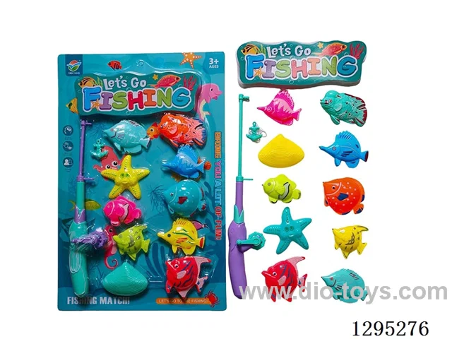Single-Rod Magnetic Fishing Game