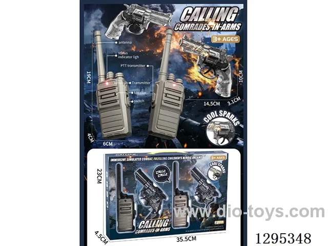 Walkie-Talkie & Flint Gun Set