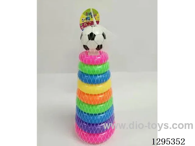 Ring-Stacking Large Soccer Ball