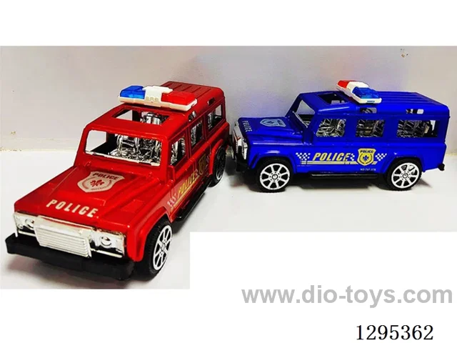 Painted Inertial Police Car