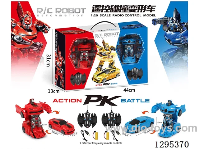 RC Crash-and-Transform Cars (2PCS)included battery