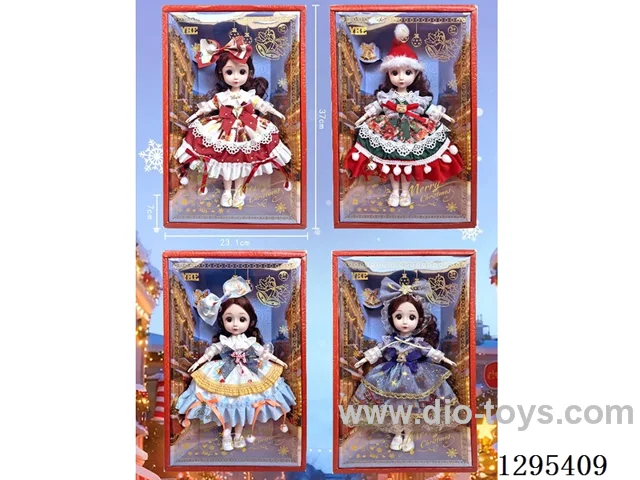 12-Inch Multi-Jointed Dolls (Assorted 4 Styles)