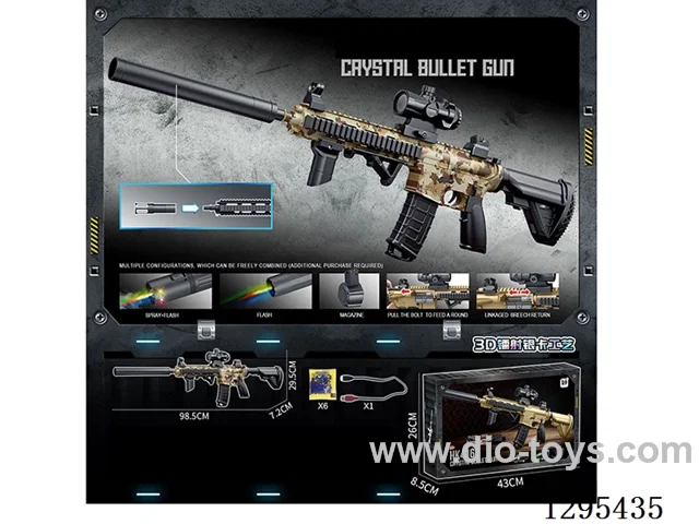 Electric 416 / Camouflage (Single-shot/Burst-fire) Electric Water bullet Gun