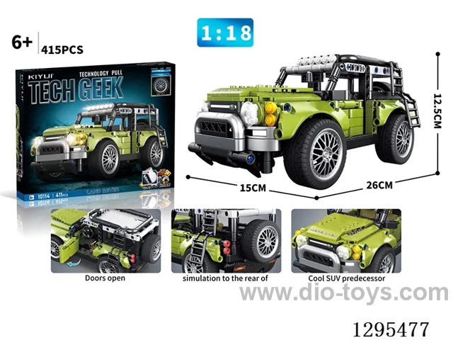 1:18 415PCS Building Block Tech Cars