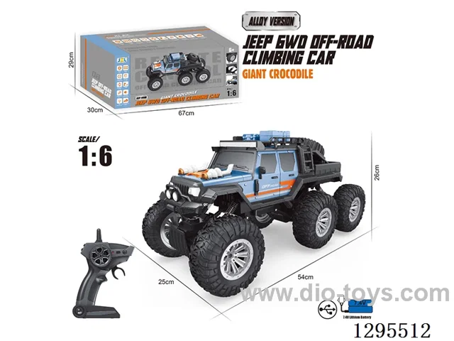 1:6 Six-Wheel RC Die-Cast Rock Crawler