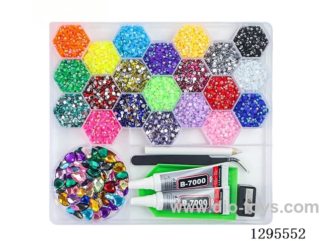 23-Compartment DIY Colored Diamonds