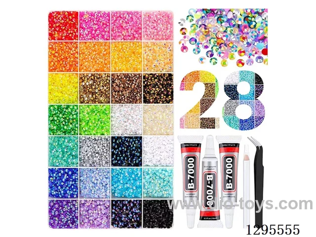 28-Compartment DIY Colored Diamonds