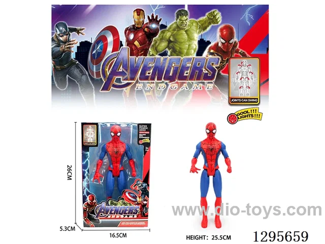Captain America/Hulk/Spider-Man/Iron Man 26CM Action Figures (with Lights)