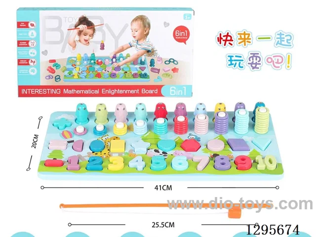 Logarithmic (Color Board) Numerical Geometry Early Education Toy