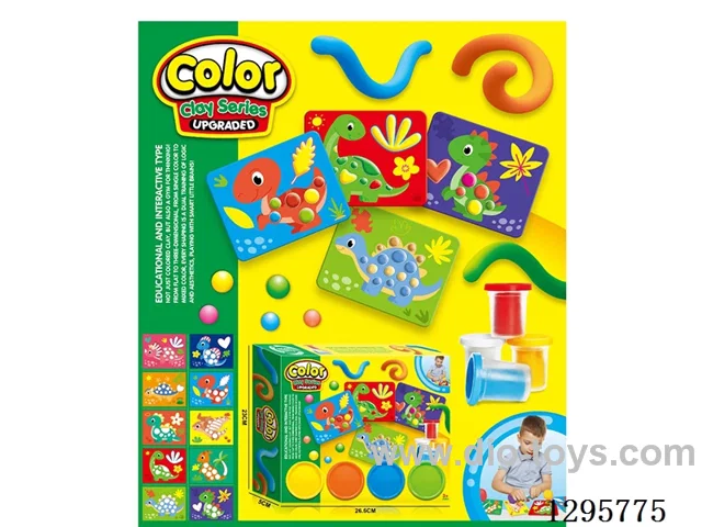(GCC) Modeling Clay Dinosaur Series Cards (10 cards)