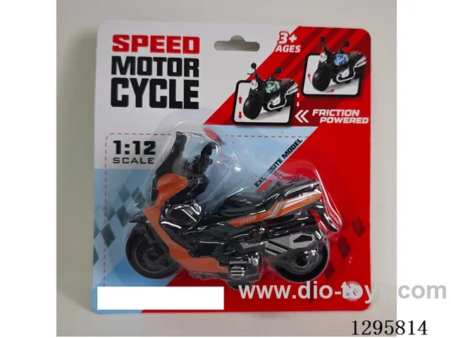 Die-Cast-Style Painted inertia motorcycles
