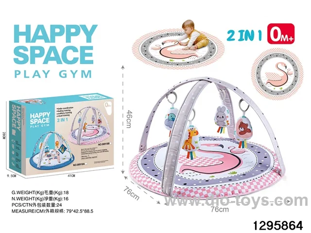 2-in-1 Baby Gym Mat in color box